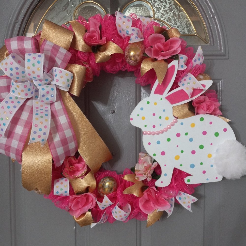 Easter or Spring Wreath - Picture 2 of 4